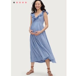 NEW Hatch The Sarah Maternity Dress 100% Cotton
